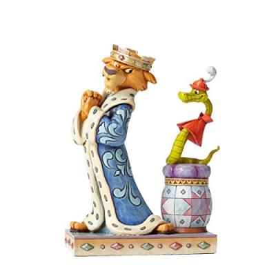 Disney traditions 4050418 figurine prince john & roi hiss de robin des bois figurine multicolore 17 cm