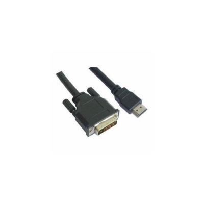 Nano Cable 10.15.0502 - Cable Dvi A Hdmi, Dvi/M-Hdmi A/M, 1.8 Mètres, Couleur Noir