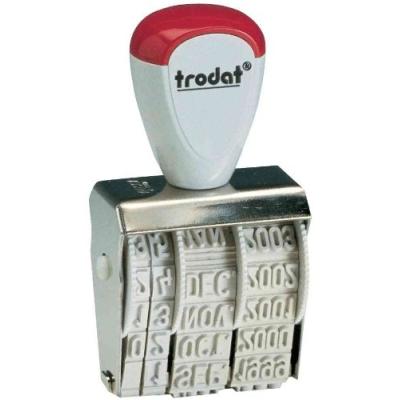 Trodat tampon dateur francais 1010 mois en lettre 4 x 26 mm