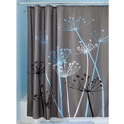 Interdesign 37221eu rideau de douche imperméable thistle polyester 183 x 183 cm