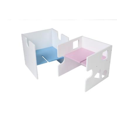 Tobi 320102 babycube fauteuils cubes ludiques pour enfants blanc laqué