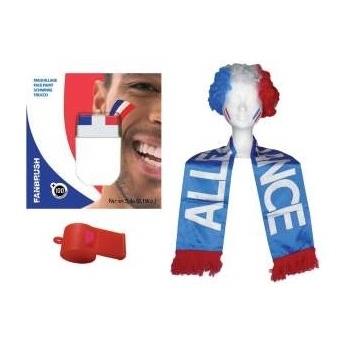 Éventail Drapeau France Tricolore 23 Cm - Accessoire