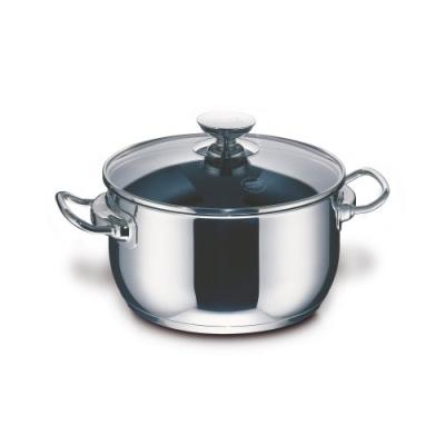 berndes edition spéciale injoy casserole avec couvercle en verre argent 20 cm de diamètre