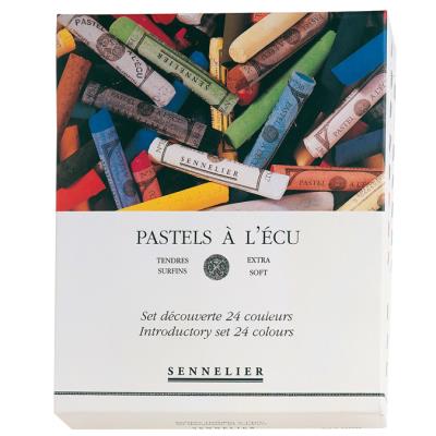 Boîte de 24 pastels à l'écu