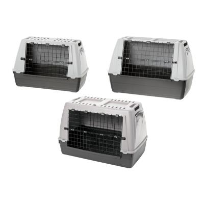 Meilleurs prix pour Cage Transport Barcco 90 Gris 88X51X58Cm Porte Métallique - Mon Animalerie