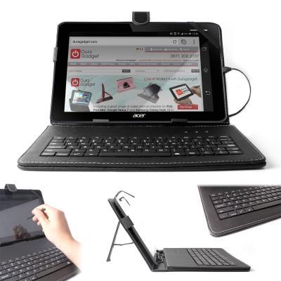 Etui aspect cuir + clavier intégré pour Acer Iconia Tab A210/A211, A510 et A500