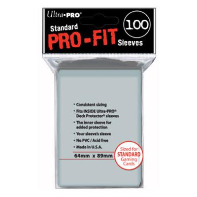 Ultra Pro - 100 pochettes Pro-Fit transparent