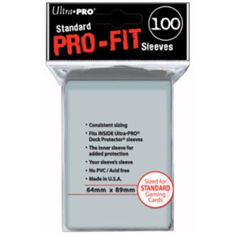 Ultra Pro - 100 pochettes Pro-Fit transparent - Carte à collectionner -  Achat & prix