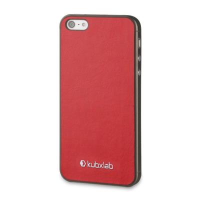Coque Kubxlab effet peau rouge iPhone 5