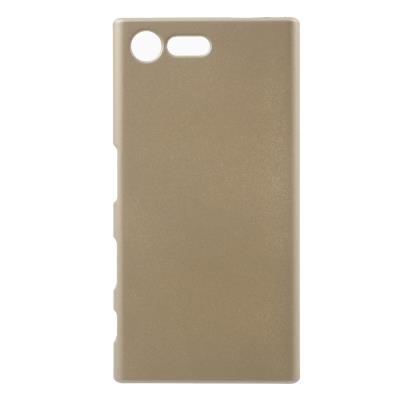 Coque Rubber Coating back pour Sony Xperia X Compact - Gold
