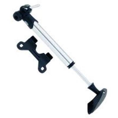 Point 13014901 mini pompe double sens tube en aluminium fixation pour cadre incluse poignée en t 120 psi max argent noir