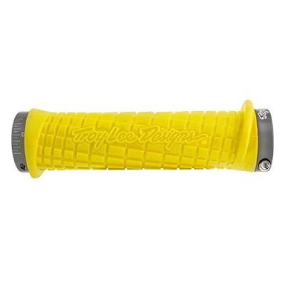 Poignées de vtt bonus odi troy lee-poignées design grip (jaune gris - 130 mm-d30tly-g