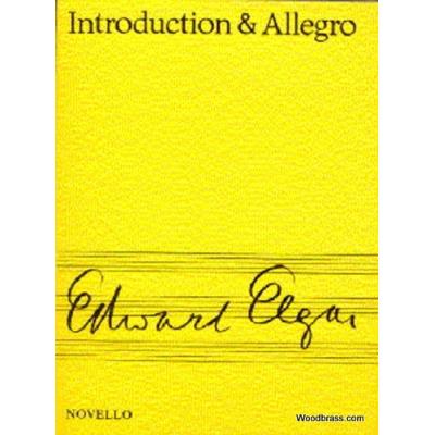 Partitions classique NOVELLO ELGAR EDWARD - INTRODUCTION & ALLEGRO - SCORE Format poche