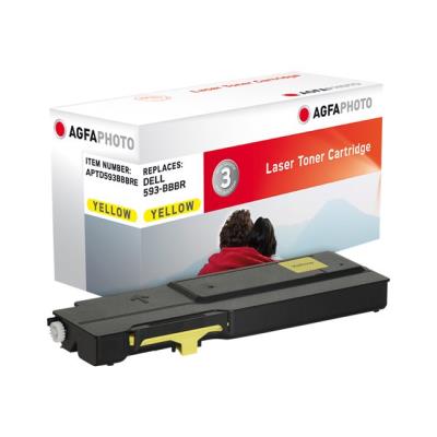 AgfaPhoto - geel - tonercartridge (alternatief voor: Dell 593-BBBR)