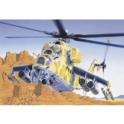 Italeri - helicoptere militaire MIL-24 HIND D/E