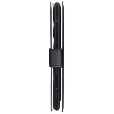 Housse étui Universel En Cuir éco Noir Horizontal - Compatible Sagem MYX7, MYV55, MYV56