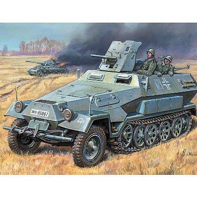 Armored Hanomag Sd.Kfz. 251/10 AUSF B, C 37-mm gun
