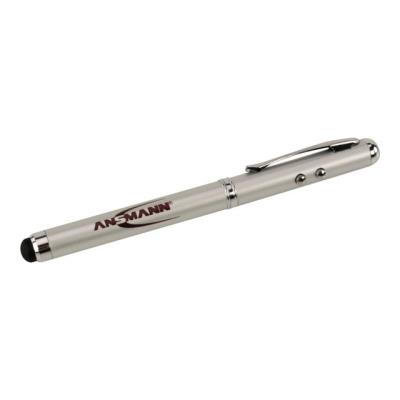 ANSMANN STYLUS TOUCH 4IN1 - laserpen/balpen/LED-zaklamp/schrijfstift