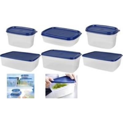 Emsa 517095 superline boîte alimentaire carré plastique bleu 18 x 18 x 12 cm 4,5 l