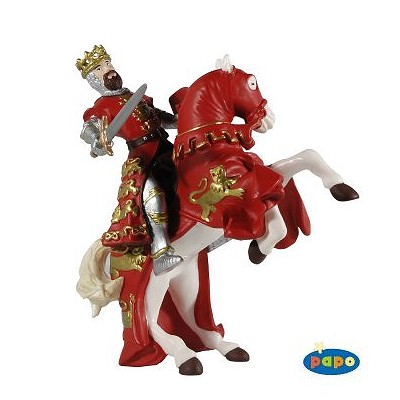 Cheval du roi richard rouge