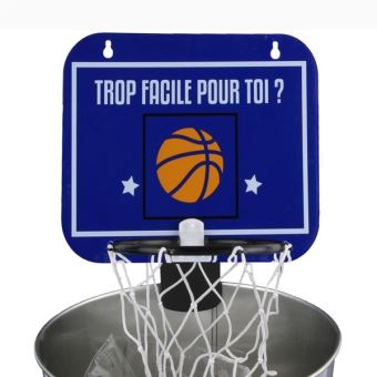 Mini Panier De Basket Mural Ou Pour Corbeille à Papier Bleu - Jeux