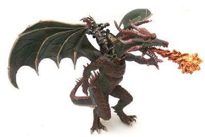 fig. le grand dragon volant et son cavalier