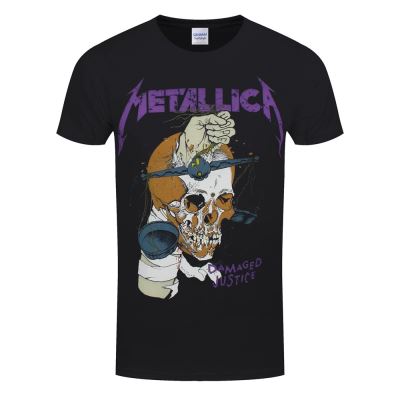 Metallica T-Shirt Damage Hammer Homme Noir