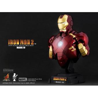 Iron Man2 Iron Man Mark IV Buste par Hot Toys