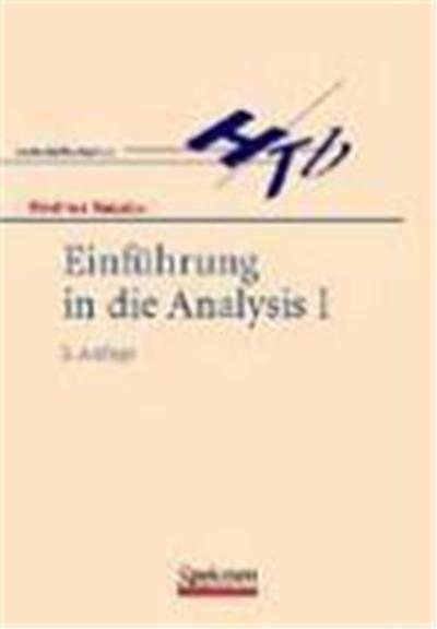 Einführung in die Analysis 1
