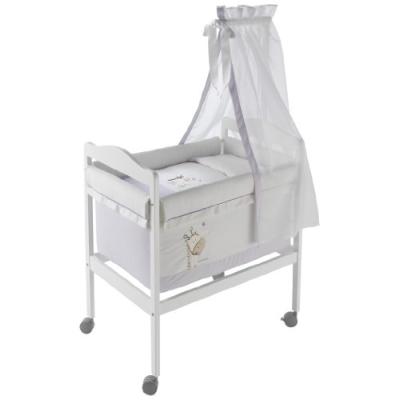 NAF-NAF - 30600 - MINI-BERCEAU CARRÉ + TEXTILE ET CIEL DE LIT JUNGLE