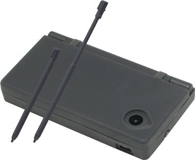 COQUE SILICONE+2 STYLETS NOIR DSI