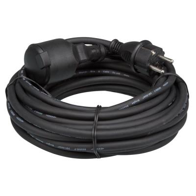 Rallonge en caoutchouc - 10 m - 3g1.5 velleman ec10r15