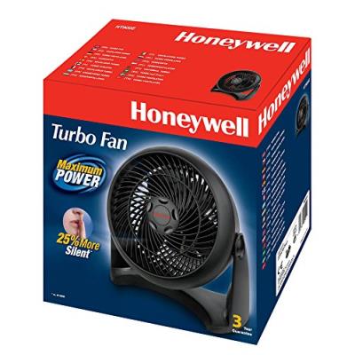 Noir Honeywell Ventilateur HT-900E Turbo-Ventilator Ventilateur puissant et silencieux 