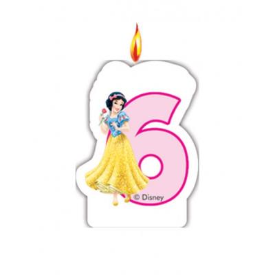 Bougie chiffre anniversaire Disney Princess