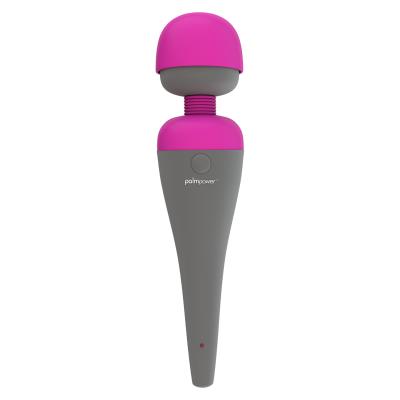 Stimulateur Wand PalmPower Noir et Rose PowerBullet