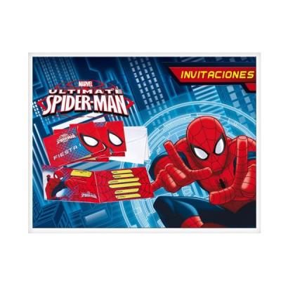 Lot d'invitations Ultimate Spiderman