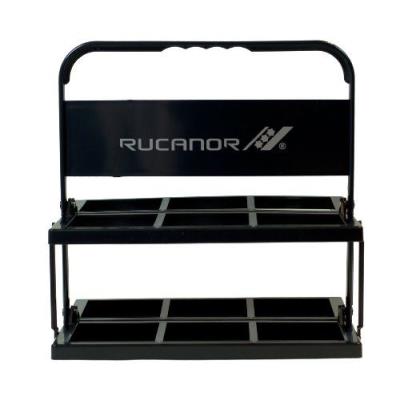 Rucanor Porte-Bouteilles Pliable Noir / Argent