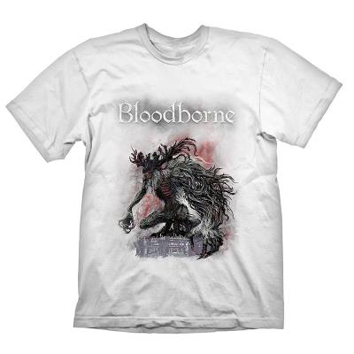 Bloodborne - T-Shirt Bossfight White (L)