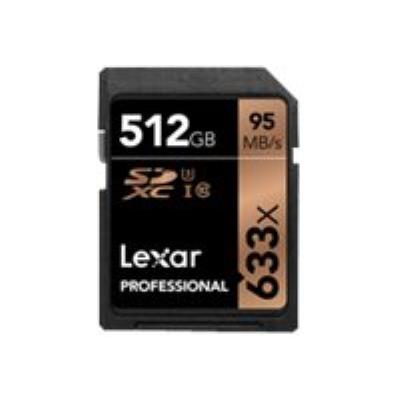 Lexar Professional - carte mémoire flash - 512 Go - SDXC UHS-I
