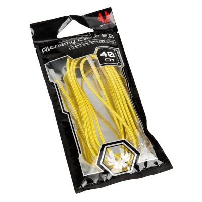 Bitfenix alchemy 2.0, 5 x 40cm interne 0.4m jaune (bfx-alc-40cmly-rp)