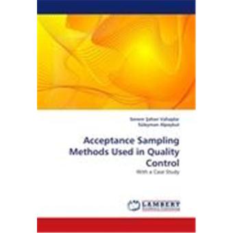 Acceptance Sampling Methods Used in Quality Control - broché - Achat ...