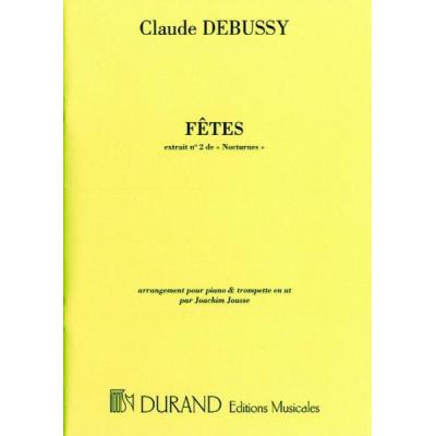 Partitions classique DURAND DEBUSSY CLAUDE - FETES - TROMPETTE Violon