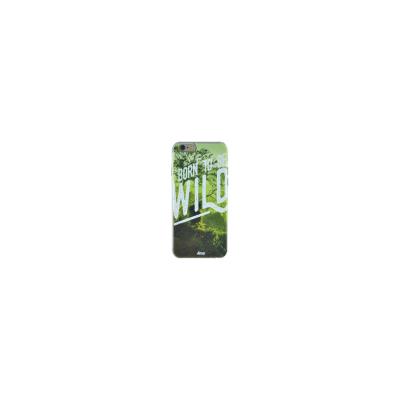 Coque rigide verte born to be wild pour iphone 6 6s bigben connected
