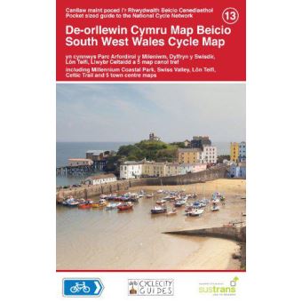 South West Wales Cycle Map (National Cycle Network Route Maps ...