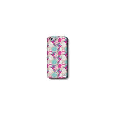 Ascendeo - Achterzijde behuizing voor mobiele telefoon - grijs, wit, blauw, roze - voor Apple iPhone 6