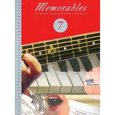 Partitions variété, pop, rock... MUSIC DISTRIBUCION MEMORABLES VOL.7 - PVG Piano voix guitare