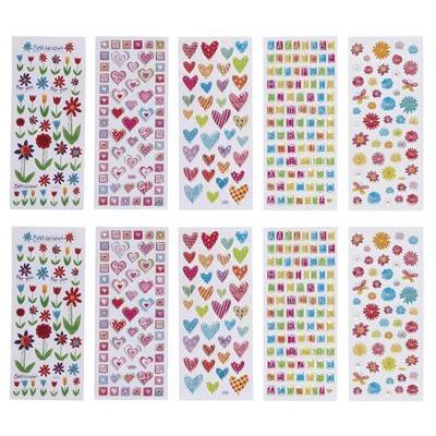 FOLIA Planche de Stickers Epoxy Lettres