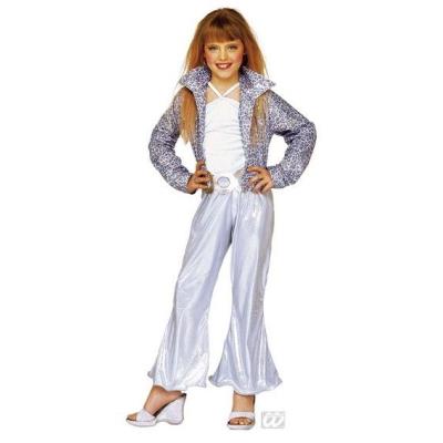 Déguisement pop star bleu fille 5 à 7 ans