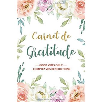 Mon Journal de Gratitude 90 pages à remplir Prenez 5 minutes par jour pour  embellir votre vie: Joli Cahier pour Écrire vos Reconnaissances et Petits