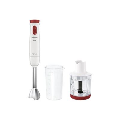 Philips Daily Collection HR1623 - handblender - wit/zwart/rood